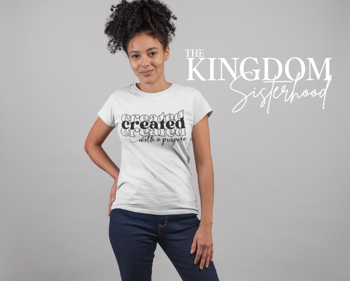 Created with a Purpose Christian T-Shirt for Adults